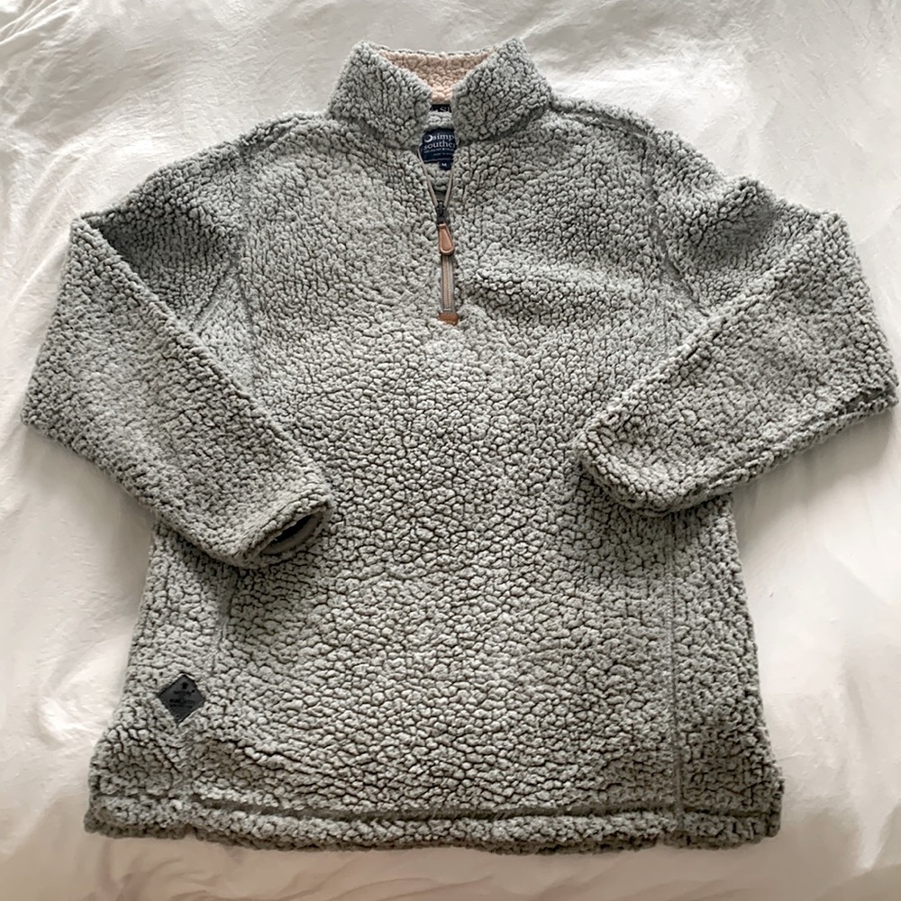 Simply Southern Fuzzy Sherpa Sweatshirt